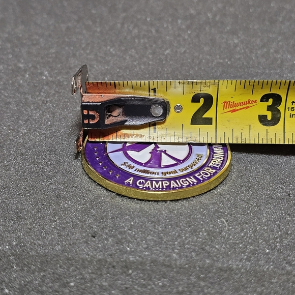 "Pursue The Future A Campaign For Truman" Enameled Brass Challenge Coin / Token - Picture 3 of 3